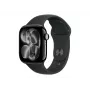 Apple Watch Series 11 GPS + Cellular 42mm caixa de alumínio preto com bracelete desportiva preta – M/L | Apple