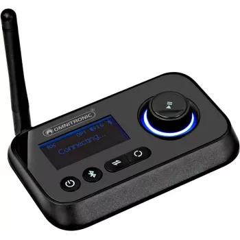 Transceptor Bluetooth Omnitronic BDT-5.2PRO Aptx HD — emissor e recetor de áudio sem fios