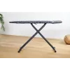 Tábua de passar a ferro tamanho grande Taurus 994178000 – 410 x 1250 mm, altura ajustável até 930 mm, revestimento de algodão, preto