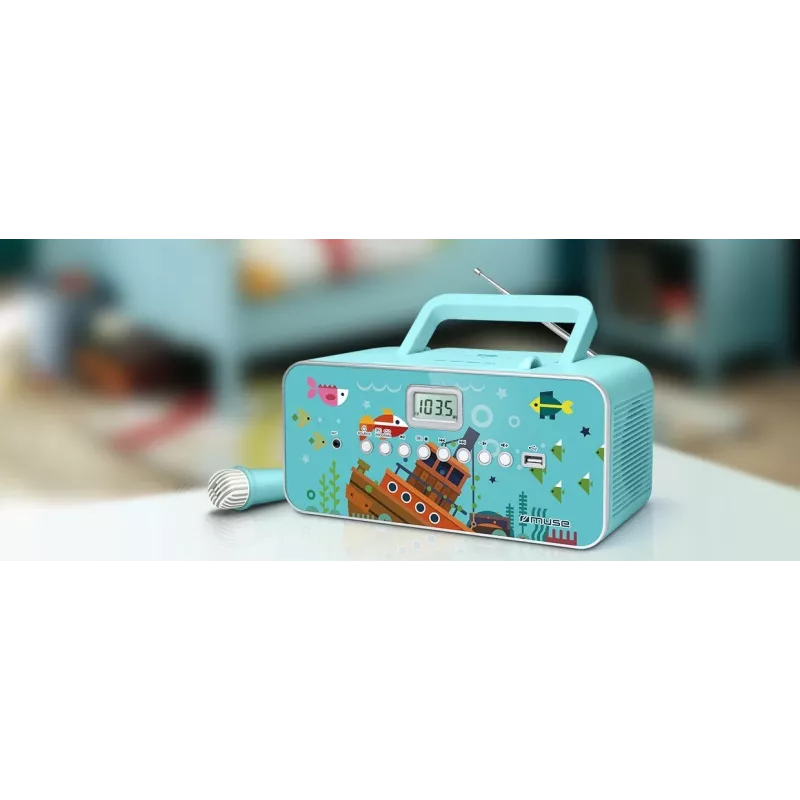 Sistema estéreo portátil Muse M-29KB