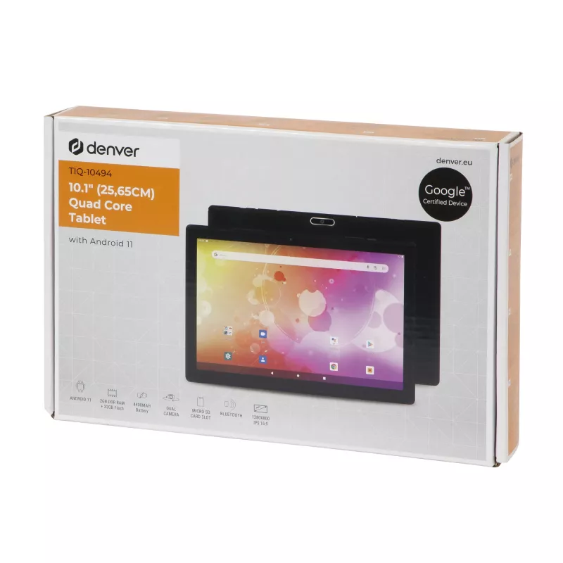 Tablet Denver TIQ-10494 10.1 polegadas 1.3 GHz 2 GB RAM 32 GB Android 11