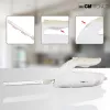 Faca elétrica CLATRONIC EM 3062, cortador de alimentos manual, branco, lâminas de aço inoxidável, 160 W