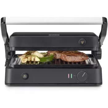 Grelhador de contacto Severin KG 2398 preto branco 1800W 300x220mm