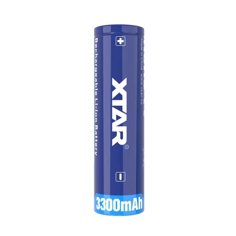 Pilha 18650 3,6V Li-ion 3300 mAh com proteção