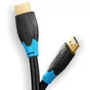 Cabo HDMI Vention AACBN 15 m, HDMI Type-A para Type-A, HDMI 2.0, 18 Gbit/s, ARC, contactos dourados, preto