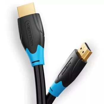Cabo HDMI Vention AACBN 15 m, HDMI Type-A para Type-A, HDMI 2.0, 18 Gbit/s, ARC, contactos dourados, preto