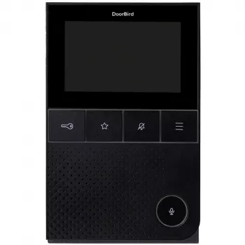 Videoporteiro IP DoorBird A1101 Black Edition — posto de porta para controlo de acesso de vídeo IP (modelo A1101)