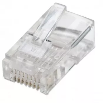 Conector de fios Intellinet 502375 RJ-45 transparente