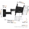 Vogels MA2040-A1 Suporte de parede TURN 19-40
