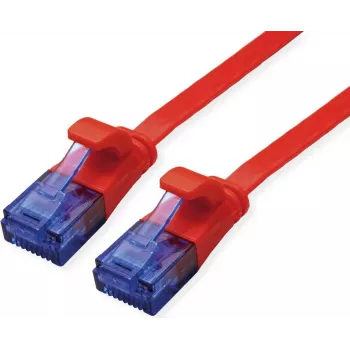 Cabo de rede VALUE Cat.6A (Classe EA) UTP, extraplano, vermelho, 5 m (21.99.2025)