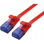 Cabo de rede VALUE Cat.6A (Classe EA) UTP, extraplano, vermelho, 5 m (21.99.2025)