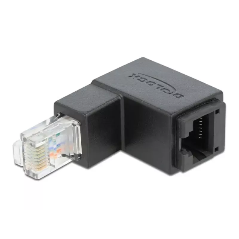 Adaptador RJ45 ficha inclinada para baixo DeLOCK 86423