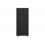 Armário rack 19 polegadas LANBERG FF01-8247-12BL, 47U, 800x1200 mm, porta frontal em vidro
