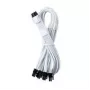 Cabo sleeved CableMod C-Series Pro ModMesh 16-Pin para 4×8-Pin para fontes de alimentação Corsair Type 3/4, 60 cm, branco
