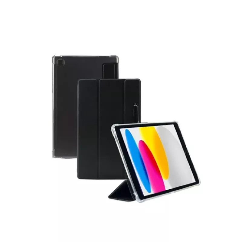 Capa tipo folio Mobilis Edge para iPad 10,9 polegadas Preta Transparente