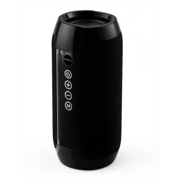 Altifalante estéreo Bluetooth portátil SQUEAK SQ1008 — 14W RMS, Bluetooth 5.3, 1200 mAh, IPX4, FM, LED, AUX, USB