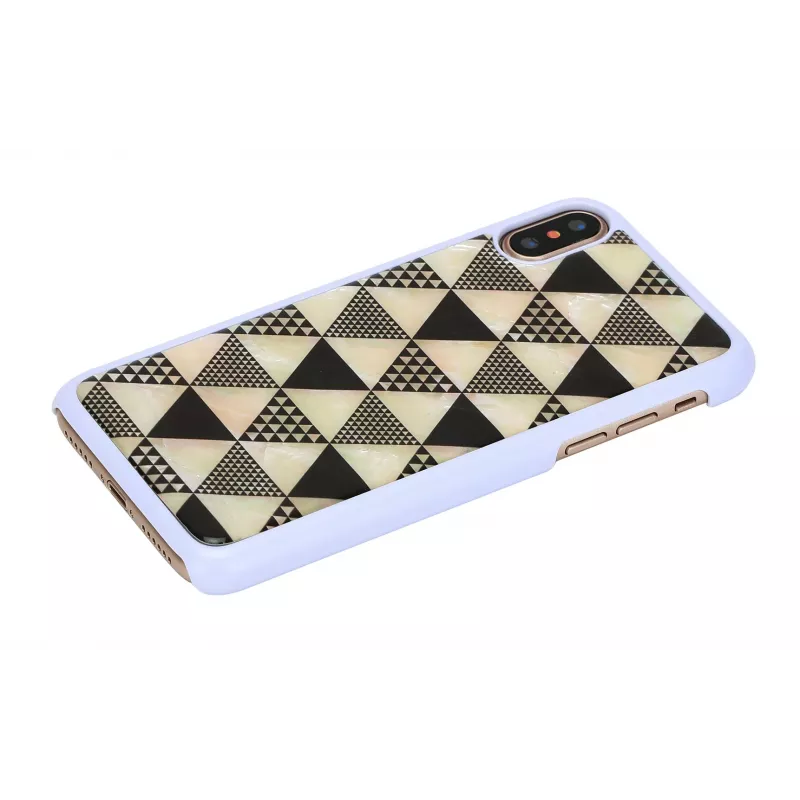iKins Pyramid capa para iPhone XS/X, branca, K1623H
