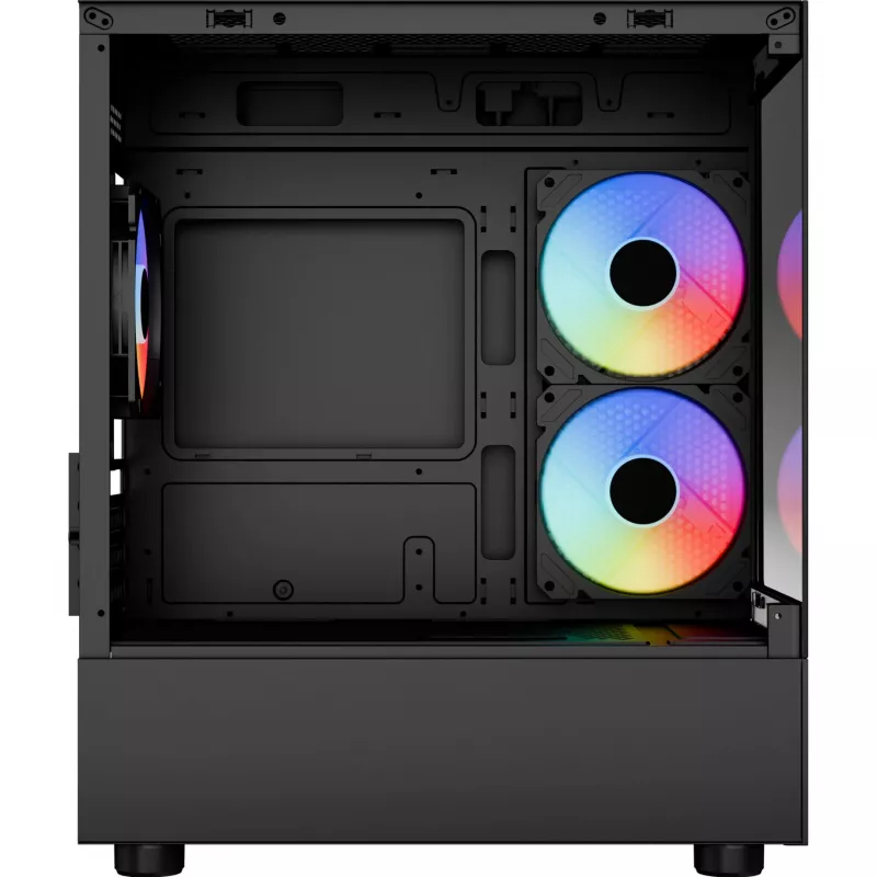 Caixa de computador Micro/Mini-ITX AEROCOOL Geh Viewport Mini-G-BK-v4 ARGB preto