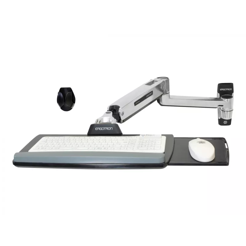 Braço de teclado para montagem na parede Ergotron LX Sit-Stand