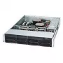 Supermicro SC825 TQC-600LPB - Montagem em rack 2U - E-ATX - SATA/SAS - Hot-Swap 600 Watt - Preto (CSE-825TQC-600LPB)