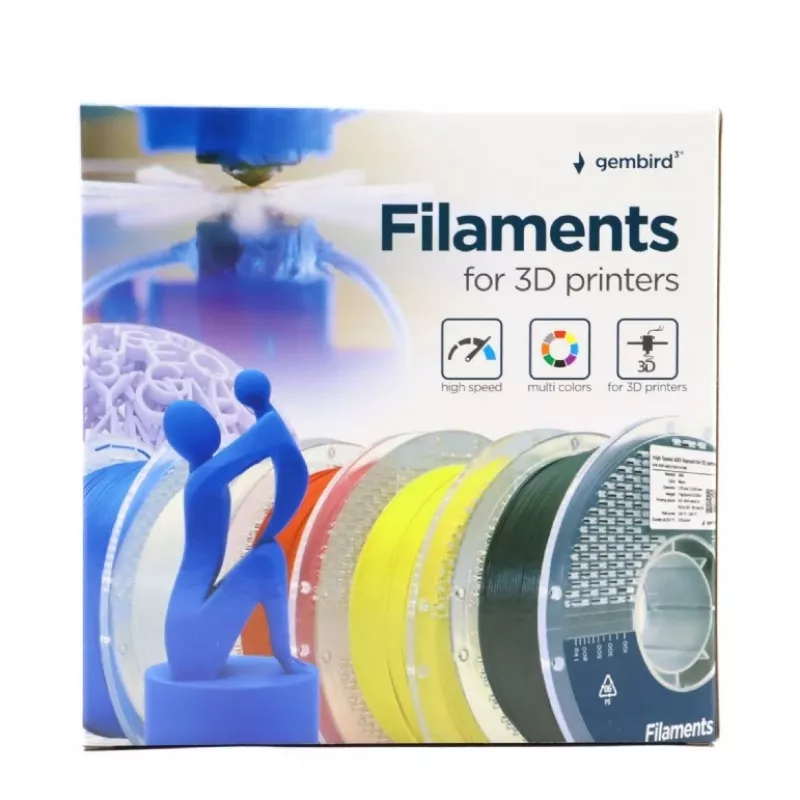 Filamento ABS High Speed, 1,75 mm, 1 kg, preto
