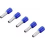 Rittal 4050.734 ponteiras 1x2,50 mm2 x 8 mm, parcialmente isoladas, azul, 500 un.