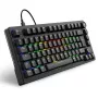 Teclado Sharkoon SGK25 Home USB QWERTZ alemão preto 75% RGB LED