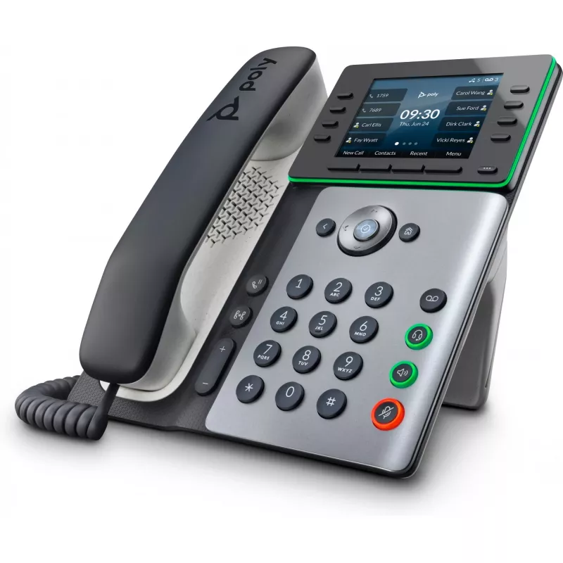 HP Poly Edge E320 Telefone IP e compatível com PoE, IPS, 320 x 240 píxeis, 4:3, HTTPS, ENERGY STAR, EAC, RoHS, Federal Communications Commission (FCC), CE, BSMI