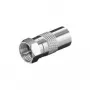 Goobay WE 1170 Cu adaptador RF, IEC (9,52 mm) fêmea para F macho
