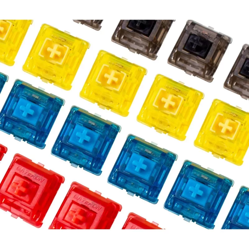 Interruptor de teclado Keychron G36 amarelo plástico hot-swappable