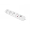 LANBERG PS0-05E-0150-W 1,5 m Branco 5 tomadas 230V Cabo de extensão Lanter de cobre maciço