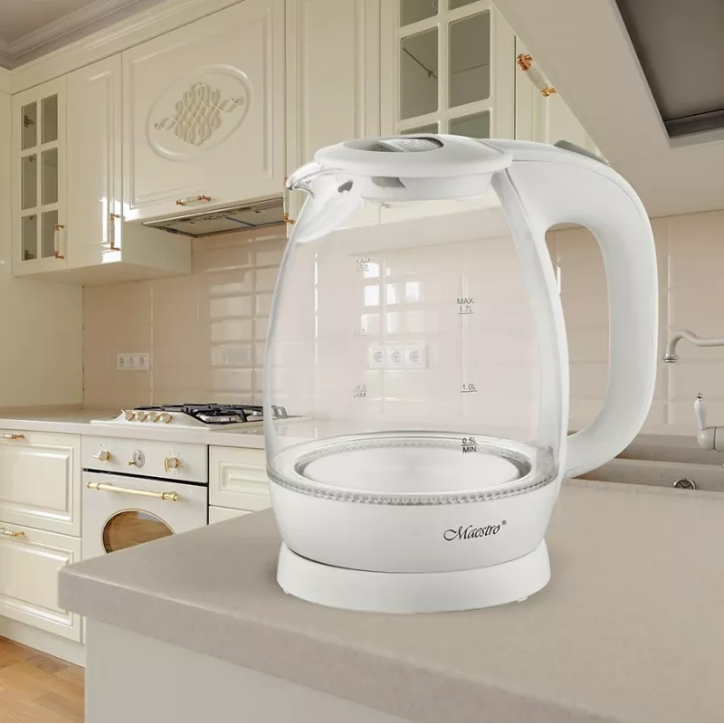 MAESTRO CHALEIRA ELÉTRICA DE VIDRO 1,7 L, 2200 W