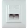 Tomada de rede S/CONN 74251-A Cat5e branco