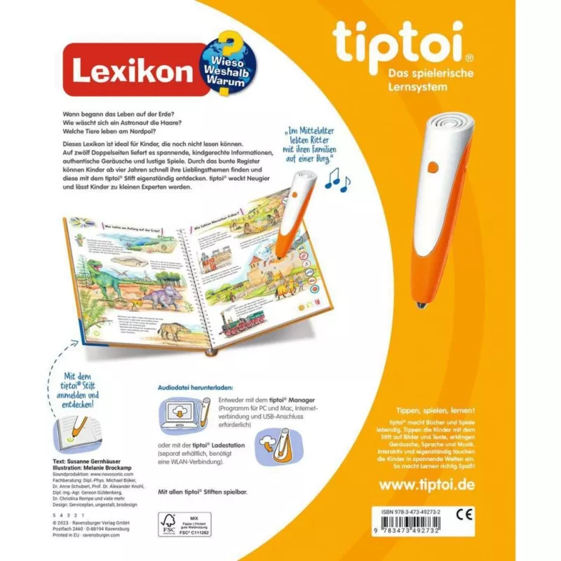 tiptoi Porquê? Como? O quê? Enciclopédia, livro educativo