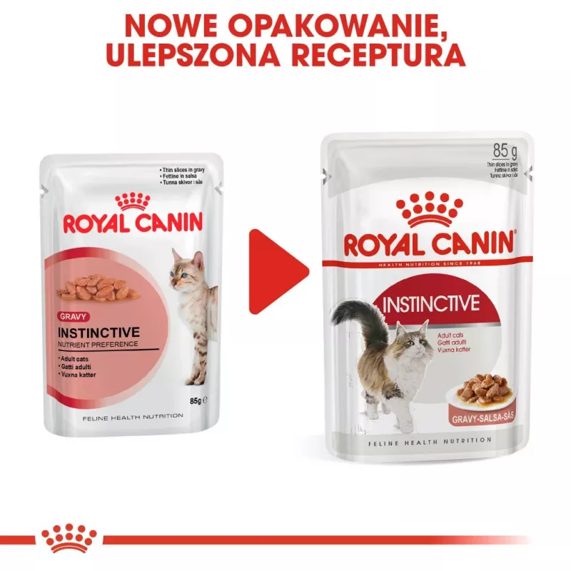 Royal Canin FHN Instinctive comida húmida em paté para gatos adultos, 12 x 85 g