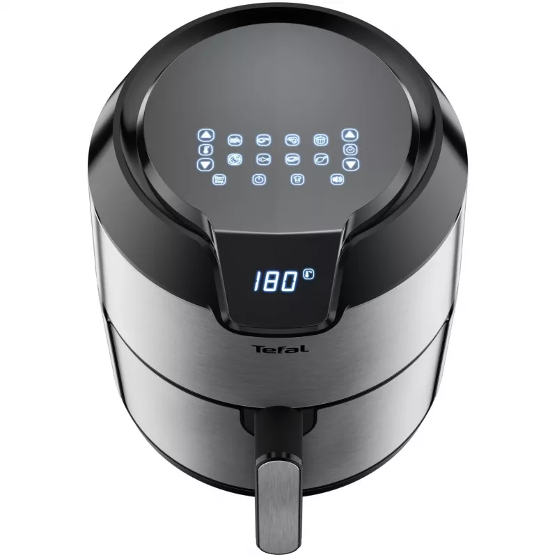 Fritadeira de ar quente Tefal Easy Fry EY401D Single 4,2 L Autónoma 1500 W preto, aço inoxidável