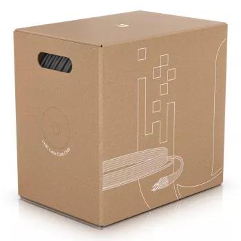 Cabo Ethernet UTP UBIQUITI UC-C6-CMR Cat6 RJ45 1 m, maciço 23 AWG, bainha PVC, 10/100/1000Base-T(X), branco