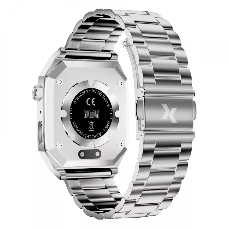 Smartwatch MaxCom FW65 Iron S prateado