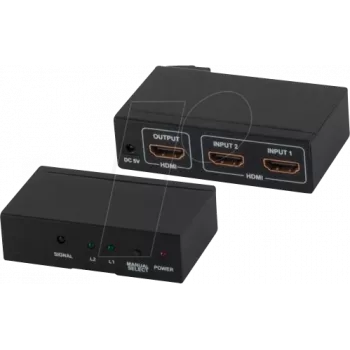 Comutador de vídeo HDMI ShiverPeaks SP05-02002