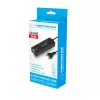 Carregador Esperanza EZC109 para dispositivos móveis universal preto AC carregamento rápido interior