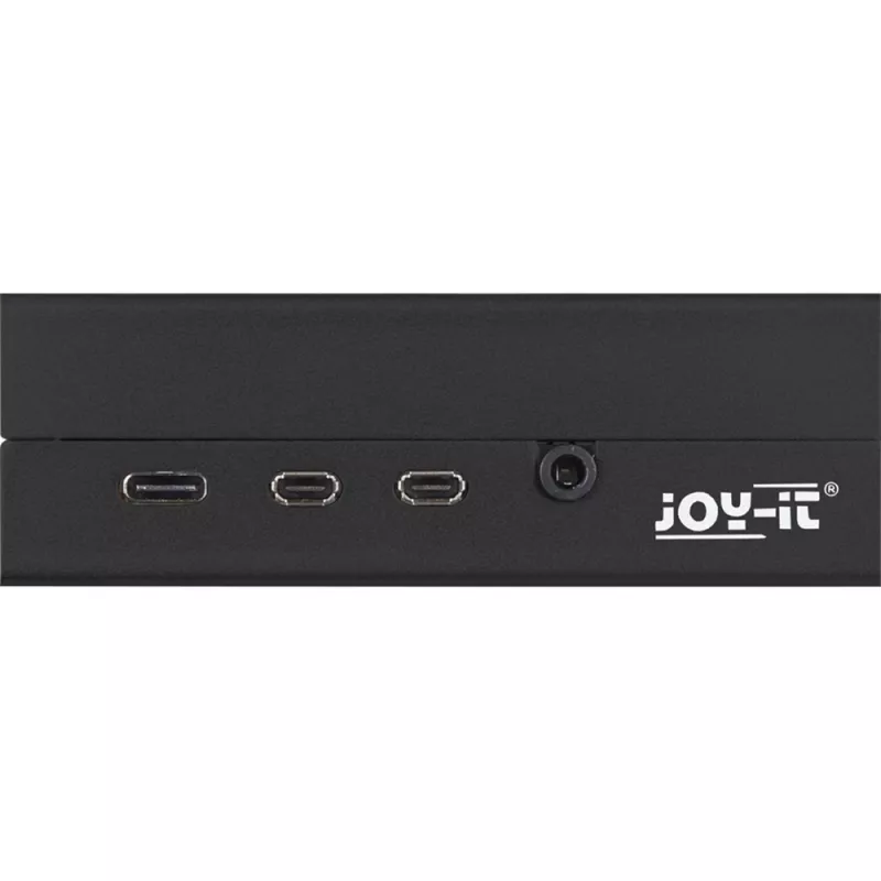 Caixa de alumínio para Raspberry Pi 4 B da JYT, modelo RB-AlucaseP4+01B, versão preta
