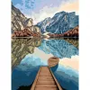 Conjunto de pintura Ravensburger CreArt Seeblicke 23909 — Conjunto criativo de pintar por números para crianças e adultos
