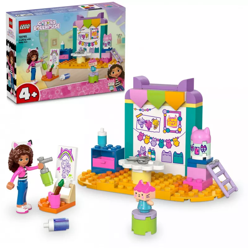 LEGO GABBY’S DOLLHOUSE 10795 Artesanato com a Caixa do Bebé