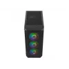 Caixa Fury Shobo SH4F com janela RGB e 4 ventoinhas MIDI Computador PC
