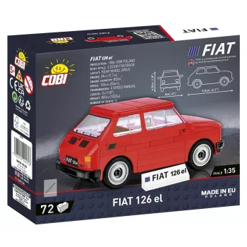 Blocos de construção Cobi Youngtimer Collection Fiat 126p el 24531 — 150 peças