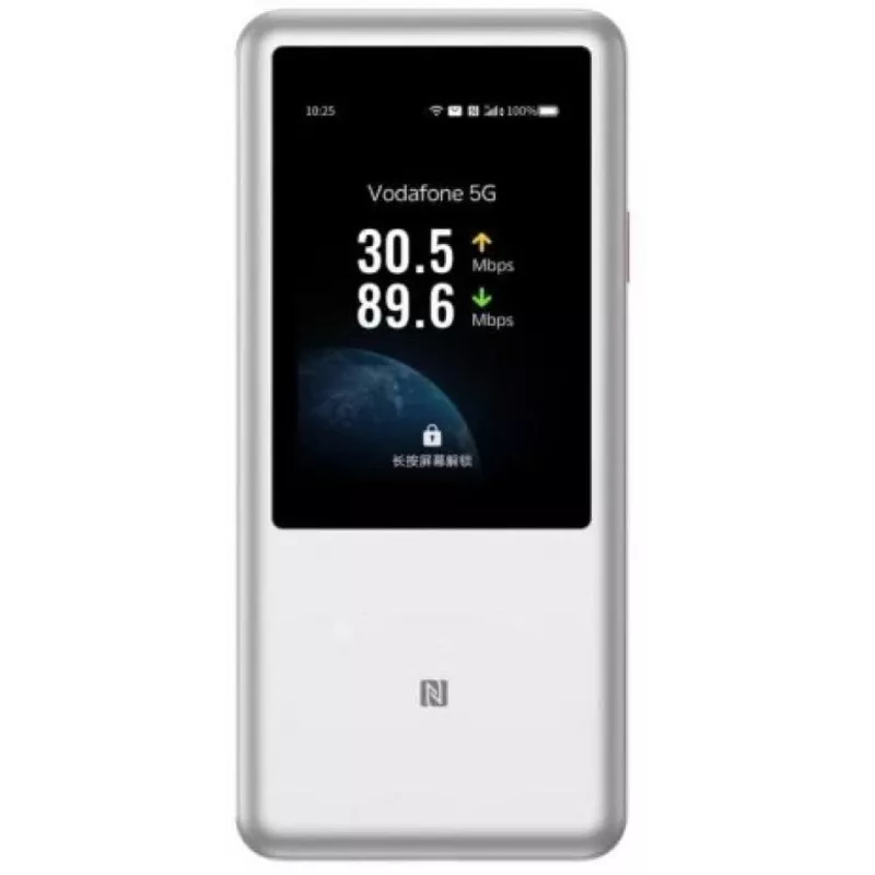 Router Wi-Fi ZTE U60 Pro dual band Wi-Fi 802.11ac, 3600 Mbit/s, bateria 10000 mAh, branco, antenas internas