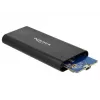 Delock - Caixa de armazenamento - M.2 - cartão M.2 NVMe - USB 3.1 (Gen 2) - preto (42614)