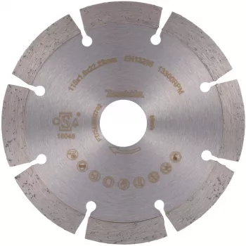 Disco de diamante Makita D-80070 115x22,23 DIAMAK (D-80070)