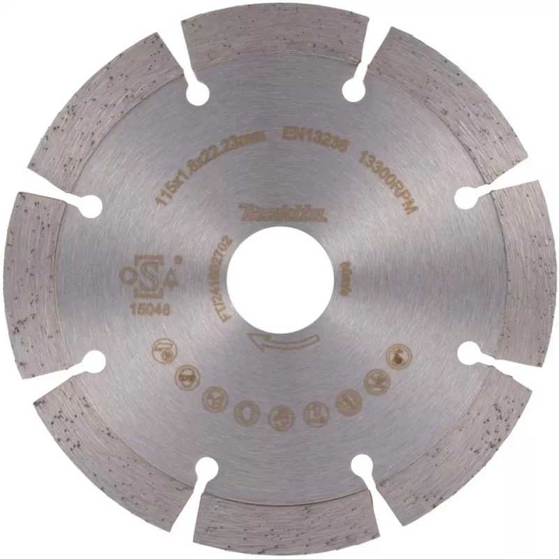 Disco de diamante Makita D-80070 115x22,23 DIAMAK (D-80070)