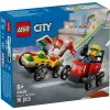 LEGO CITY 60458 Pizza vs. carro de bombeiros